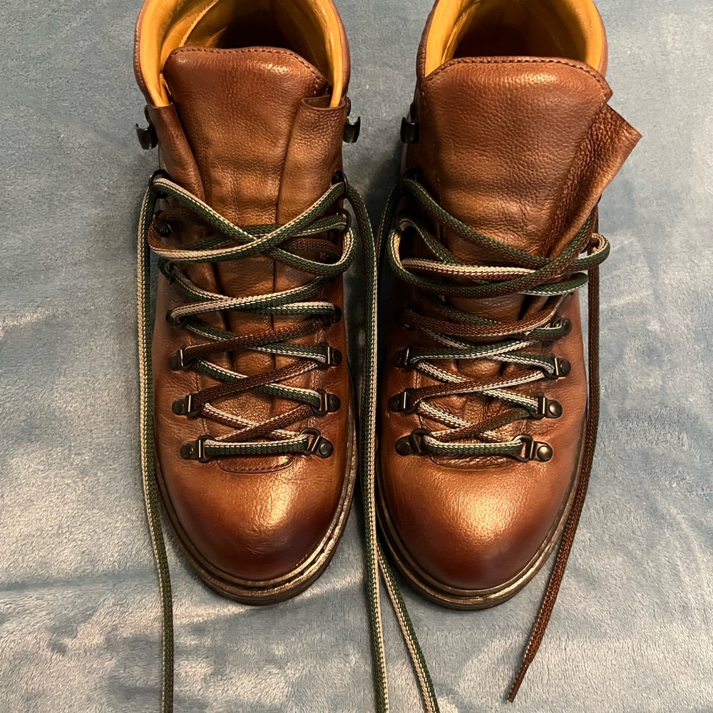Magnanni Brown Leather Hiking Boots